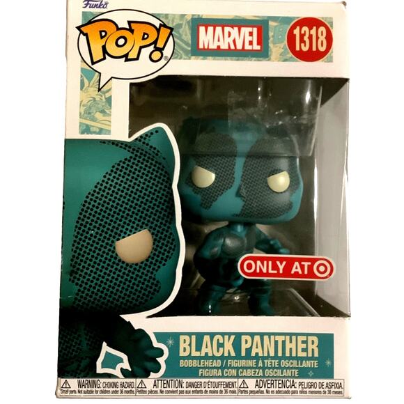 Funko POP! Marvel Black Panther 1318  FAC-053571-23187 Bobblehead Vinyl Figurine - Picture 1 of 6